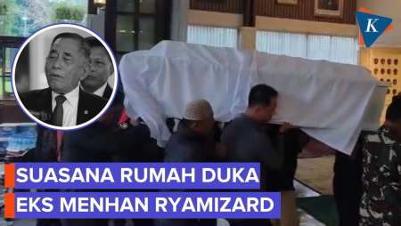 Suasana Rumah Duka Eks Menhan Era Jokowi Ryamizard Ryacudu yang Meninggal Dunia