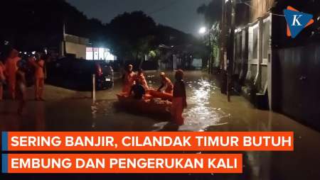 Kerap Kebanjiran, Kelurahan Cilandak Timur Jaksel Butuh Embung dan Pengerukan Kali