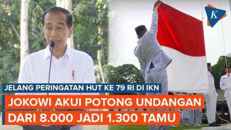 Jokowi Akui Jumlah Undangan HUT RI di IKN Dipotong dari 8.000 Jadi 1.300 karena Kurang Hotel