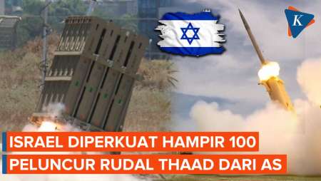 Israel Diperkuat Hampir 100 Peluncur THAAD AS untuk Tangkis Serangan Rudal Iran