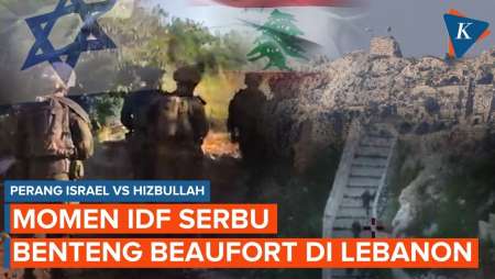 Penampakan Pasukan Israel Kuasai Benteng Beaufort Peninggalan Perang Salib di Lebanon