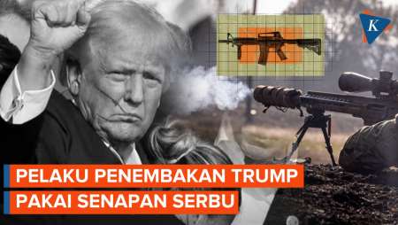 Penembak Trump Pakai Senapan Serbu, Sembunyi di Gedung Tinggi