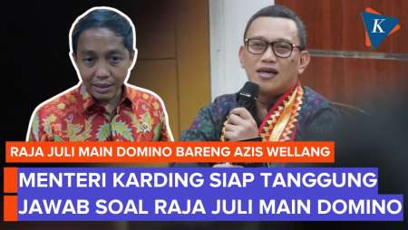 Main Domino Bareng Azis Wellang, Menteri Karding: Raja Juli Tak Salah, Saya Tanggung Jawab