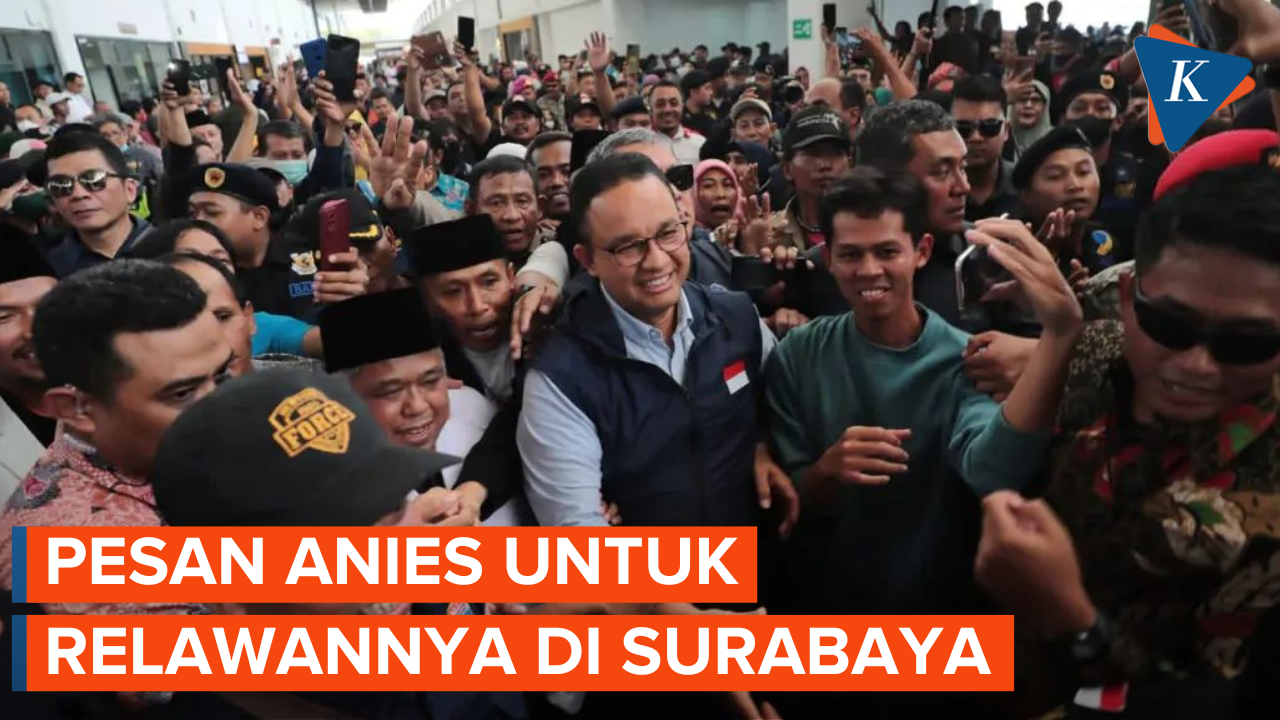 Disambut Meriah di Surabaya, Anies Baswedan Ingatkan Pentingnya Persatuan