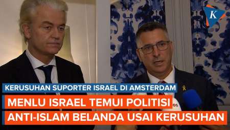 Menlu Israel Temui Politisi Anti-Islam Belanda Geert Wilders Usai Kerusuhan Suporter di Amsterdam