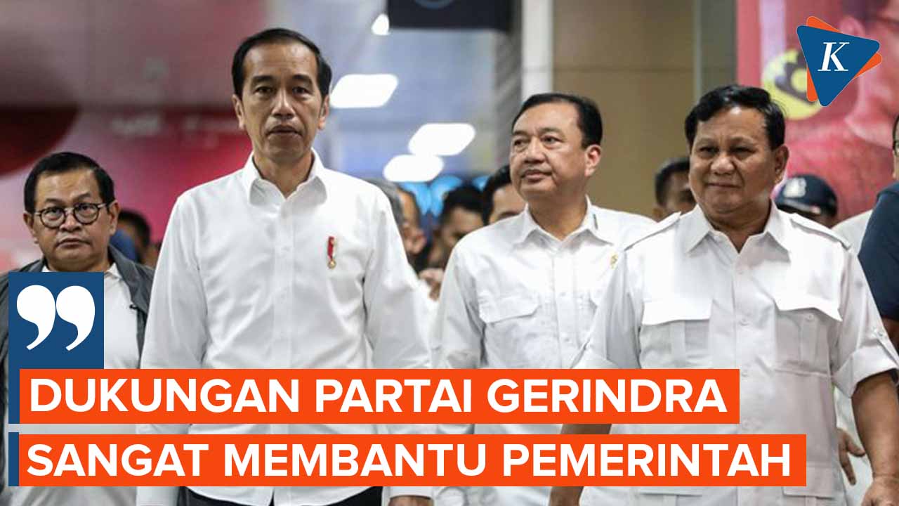 Ucapan Terimakasih Jokowi ke Prabowo di HUT Gerindra