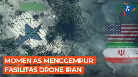 Detik-detik AS Gempur Fasilitas Drone Iran, Rudal Teheran Ancam Diego Garcia