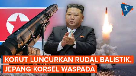 Korut Kembali Luncurkan Rudal Balistik, Jepang-Korsel Langsung Waspada