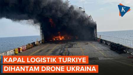 Serangan Di Laut Hitam, Drone Ukraina Hantam Kapal Turkiye
