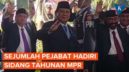 Prabowo, Airlangga hingga Surya Paloh Hadiri Sidang Tahunan MPR