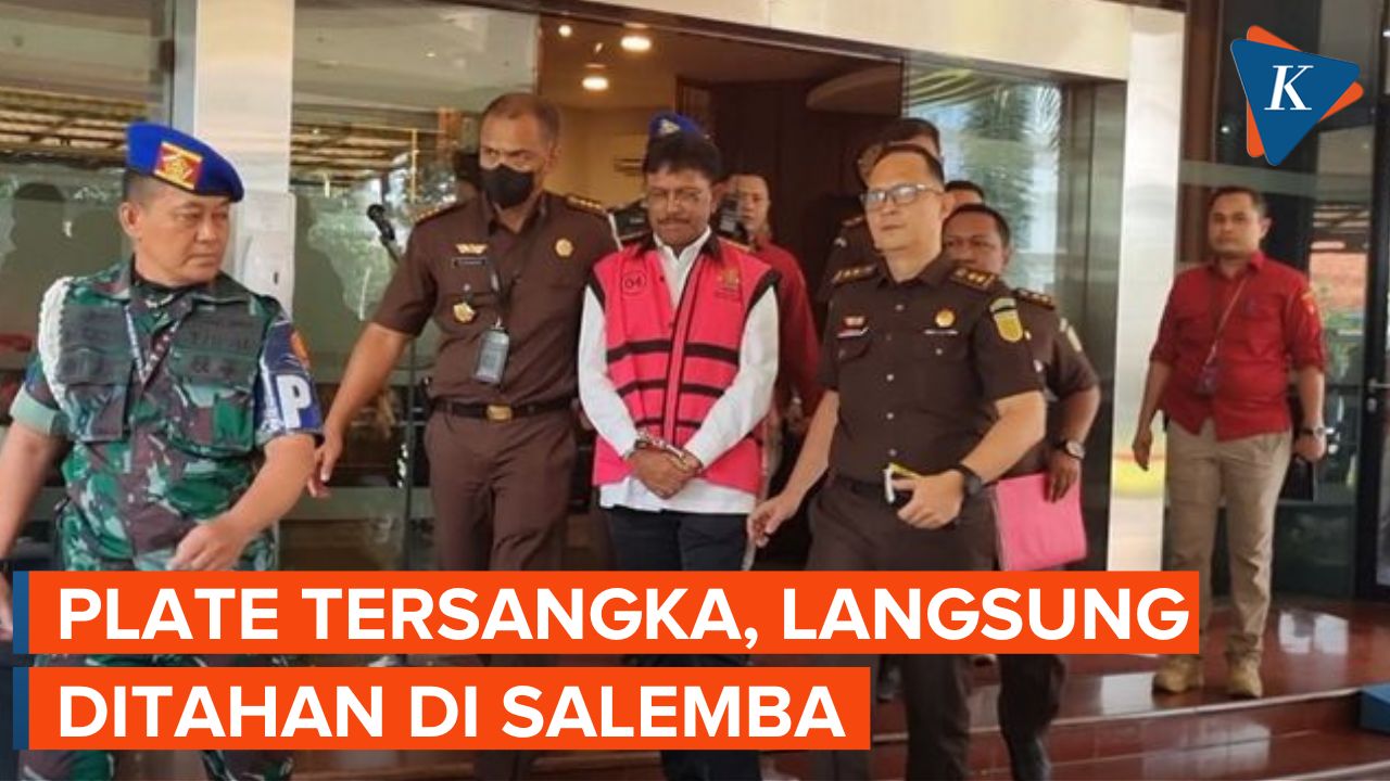 Jadi Tersangka, Johnny Plate Langsung Ditahan di Rutan Salemba