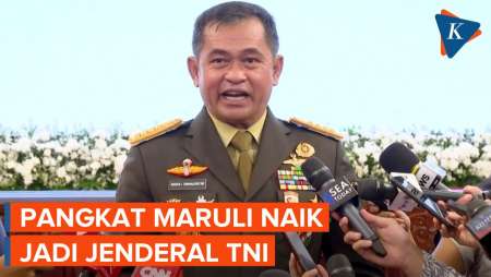 Maruli Simanjuntak, Menantu Luhut Kini Sandang Pangkat Jenderal TNI Usai Jadi KSAD