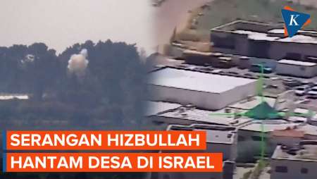 Serangan Roket dan Drone Hizbullah Hantam Desa di Israel