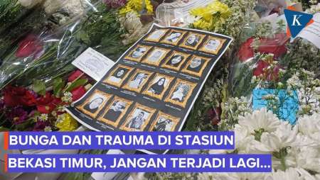 Dari Tabur Bunga Hingga Aksi Doa, Warga Bekasi Timur Kenang Korban Kecelakaan KRL