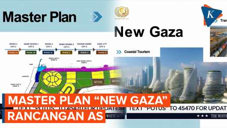Melihat Rencana 'Gaza Baru' yang Diungkap Menantu Trump, Penuh Gedung Pencakar Langit