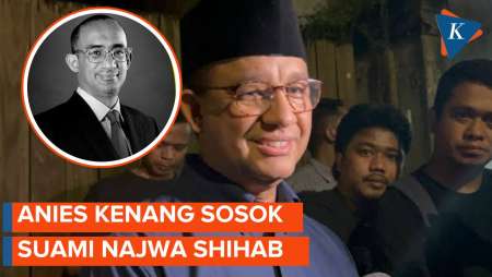 Suami Najwa Shihab Wafat, Anies dan Ahok Hadir Melayat