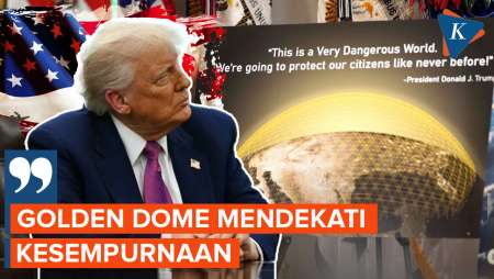 Trump Sesumbar Golden Dome AS Mendekati Sempurna, Bisa Halau Ancaman dari Luar Angkasa