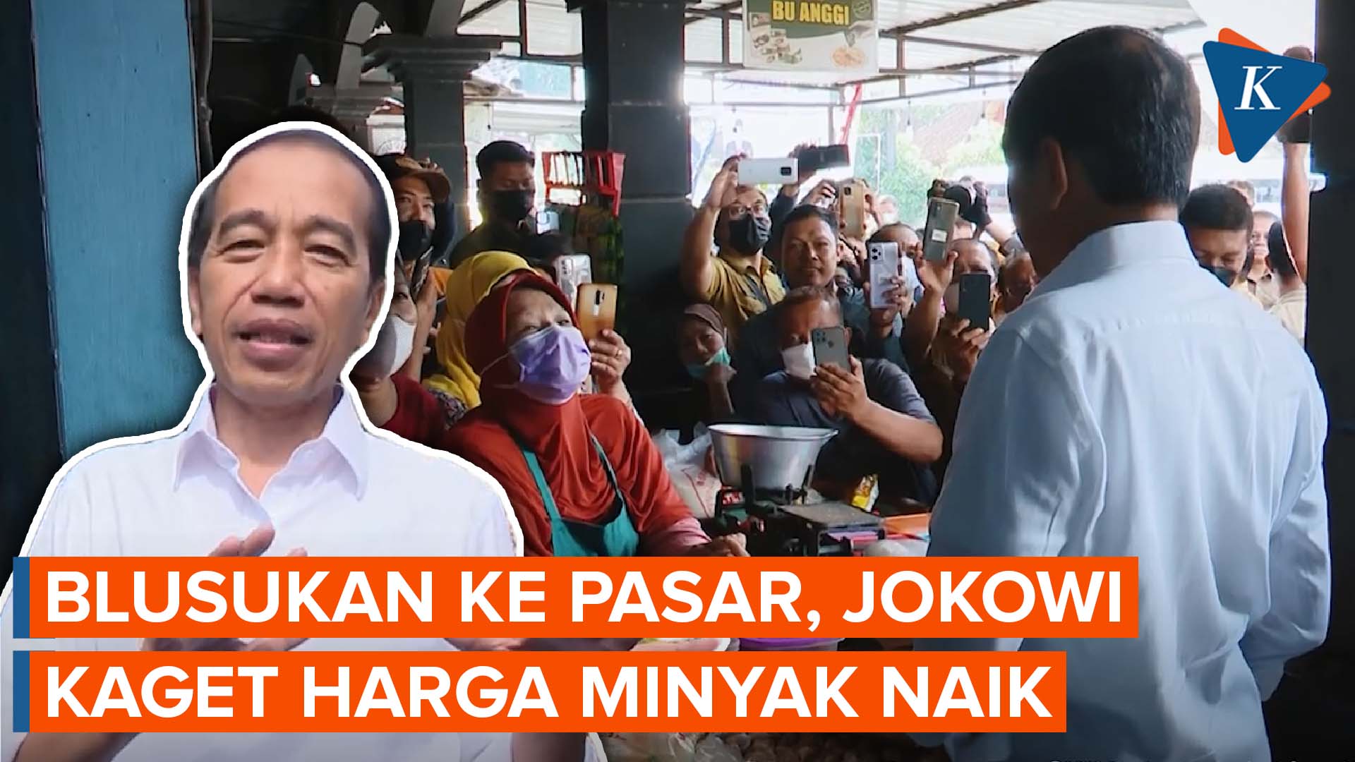 Berkunjung ke Pasar Malangjiwan Bareng Ganjar, Jokowi Kaget Harga Minyak Naik