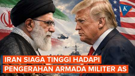 Trump Kerahkan Armada Perang Menuju Iran, Teheran Siaga Tinggi
