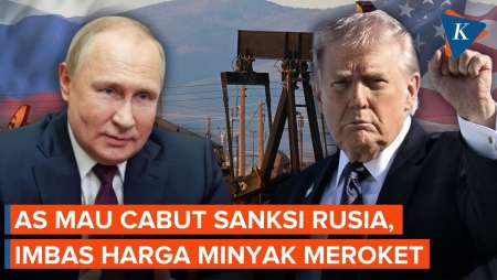 Harga Minyak Melonjak Akibat Perang Iran, Trump Mau Cabut Sanksi Rusia