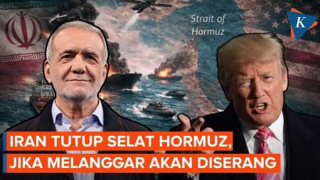 Trump Perintahkan Bom Iran, Teheran Balas Tutup Total Jalur Minyak Selat Hormuz