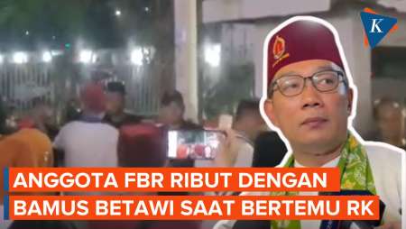 Duduk Perkara Anggota FBR Ribut dengan Bamus Betawi Saat Bertemu Ridwan Kamil