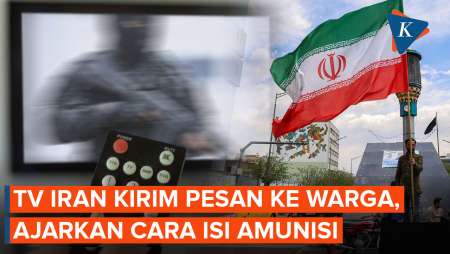 Iran Siaga! TV Lokal Gencar Kirim Pesan ke Warga, Ajarkan Cara Isi Amunisi