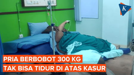 Kondisi Pria Obesitas 300 Kg di Rumah Sakit: Tidur di…