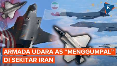 Langit Timur Tengah Dipenuhi Jet AS, Pengerahan Terbesar Sejak 2023