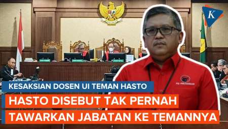 Dosen UI Sebut Hasto Tak Pernah Obral Jabatan ke Kolega dan Temannya