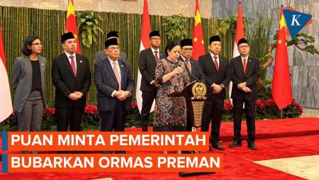 Puan Minta Pemerintah Tegas Bubarkan Ormas Berbau Premanisme