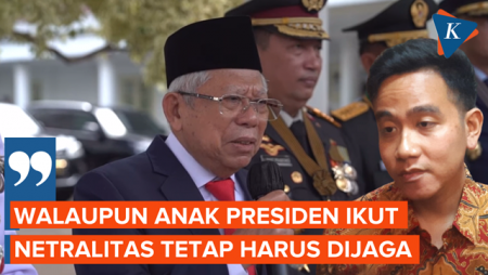 Singgung Anak Presiden Ikut Pemilihan, Wapres Minta Netralitas Pemilu Dijaga