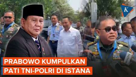 Prabowo Kumpulkan 800 Perwira Tinggi TNI-Polri, Ada Apa?