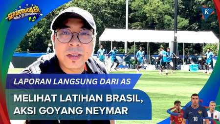 Melihat Langsung Latihan Timnas Brasil Jelang Lawan Norwegia, Aksi Neymar Bergoyang