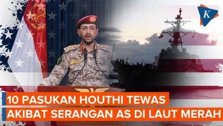 3 Kapalnya Diserang AS, Houthi Tantang Balik Amerika