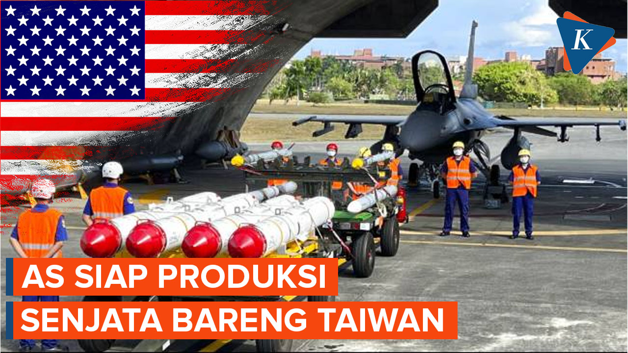 China Disebut Percepat Unifikasi dengan Taiwan, AS Pertimbangkan Produksi Senjata Bareng Taipei