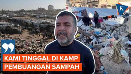 Nestapa Warga Gaza Harus Hidup di Antara Tumpukan Sampah dan Limbah