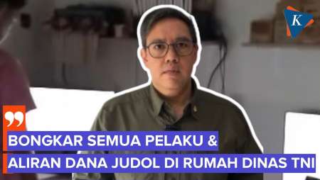 Rumah Dinas TNI Jadi Markas Judol, DPR: Bongkar Semua Pelaku Dan Aliran Dananya