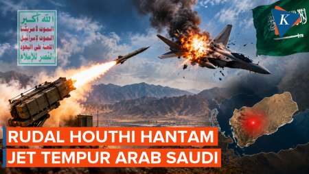 Houthi Klaim Hantam Jet Tempur Arab Saudi Di Wilayah Yaman Dengan Rudal