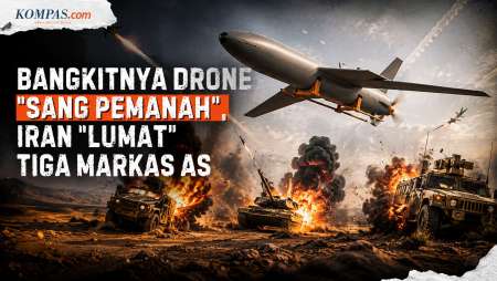 Drone Arash Iran Beraksi Lagi: Gerak Tipu Radar "Sang Pemanah" Hantam Markas AS Di Teluk