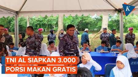 TNI AL Siapkan 3.000 Porsi Makan Bergizi Gratis Setiap Hari di 96 Lokasi Indonesia 