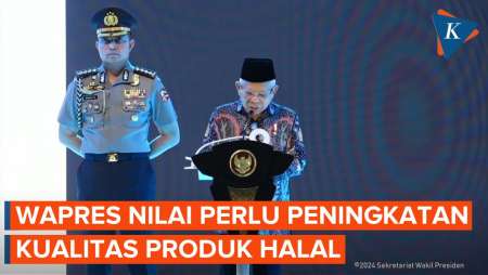 Ma'ruf Amin Singgung Perlunya Peningkatan Kualitas Produk Halal di Indonesia agar Bisa Mendunia