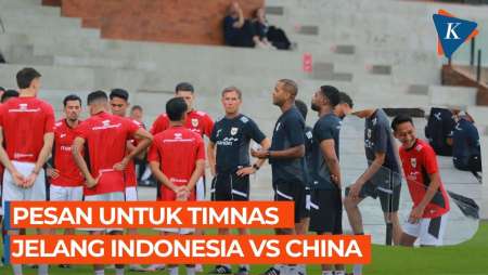 Jelang Timnas Indonesia Vs China, Beckham Ungkap Pesan Patrick Kluivert