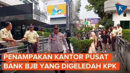 Kantor Pusat Bank BJB Digeledah KPK, Pegawai Pulang Pukul 14.00 WIB