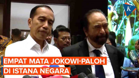 Terlibat Perbincangan 1 Jam, Apa Isi Pertemuan Jokowi dan Surya…