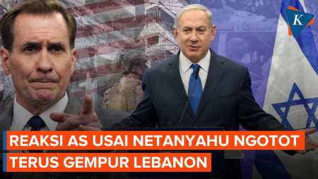 AS Frustasi Netanyahu Tolak Gencatan Senjata dan Ngotot Gempur Lebanon