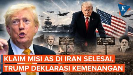 Trump Umumkan Misi AS Di Iran Selesai Dan Deklarasikan Kemenangan