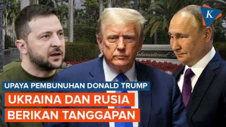 Ukraina dan Rusia Tanggapi Upaya Pembunuhan Trump di Lapangan Golf