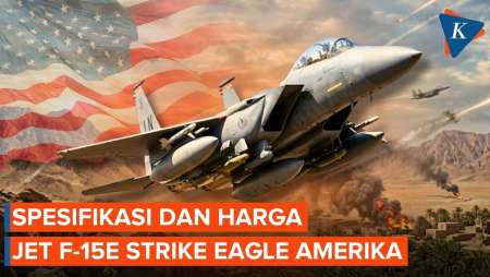 Spesifikasi Jet F-15E Strike Eagle AS Yang Ditembak Jatuh Iran