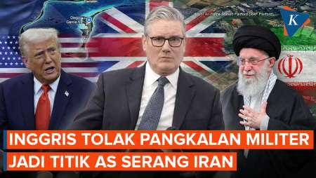 AS Siap Gempur Iran, Inggris Tolak Izinkan Pangkalan Militernya